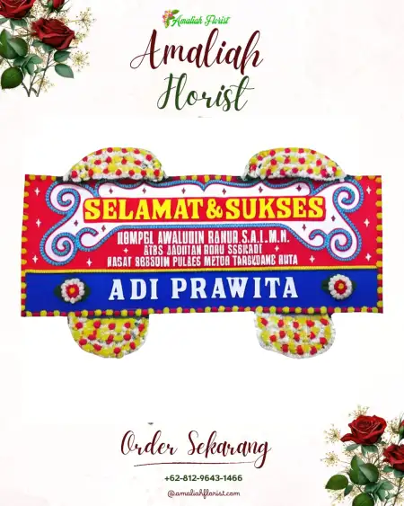 Papan Bunga Ucapan Selamat Senggrong